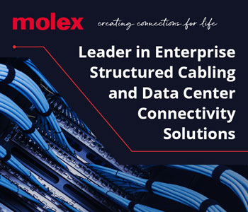 Leader in Enterprise Structured Cabling and Data Center Connectivity Solutions by Molex ad