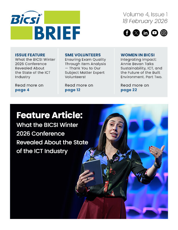 BICSI Brief Volume 4 Issue 1 February 2026 Issue Cover