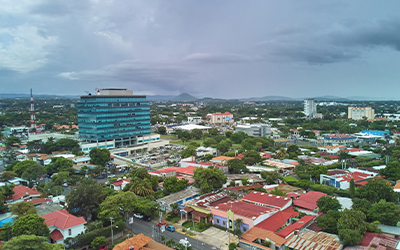 cityscape of Managua, Nicaragua