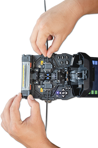 example of splicing a cable